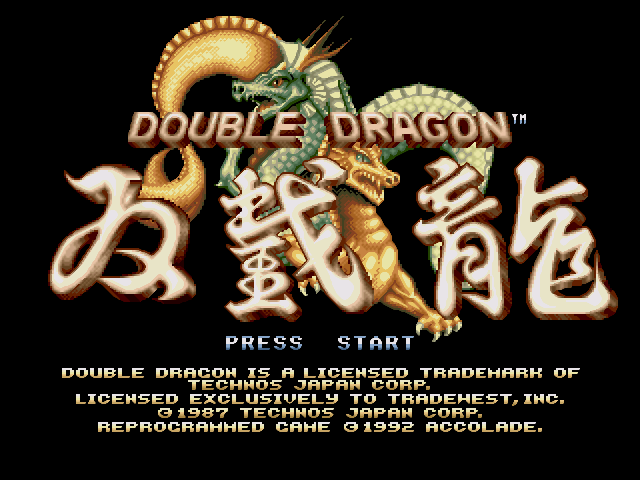 Look back at Double Dragon