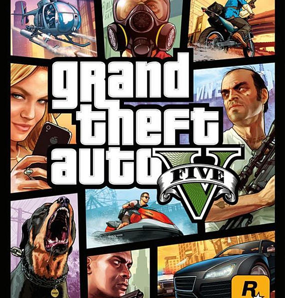 Grand Theft Auto V final cover art