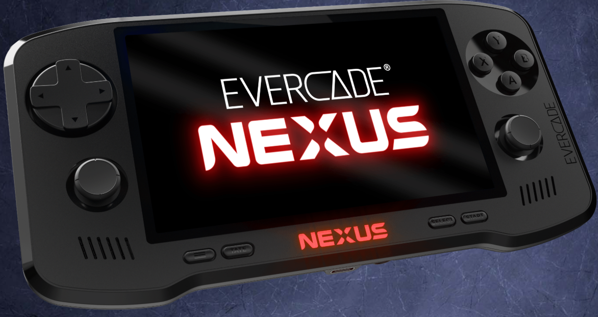 Evercade Unveils the “Nexus” Premium Handheld with Game Sharing and a Massive Screen