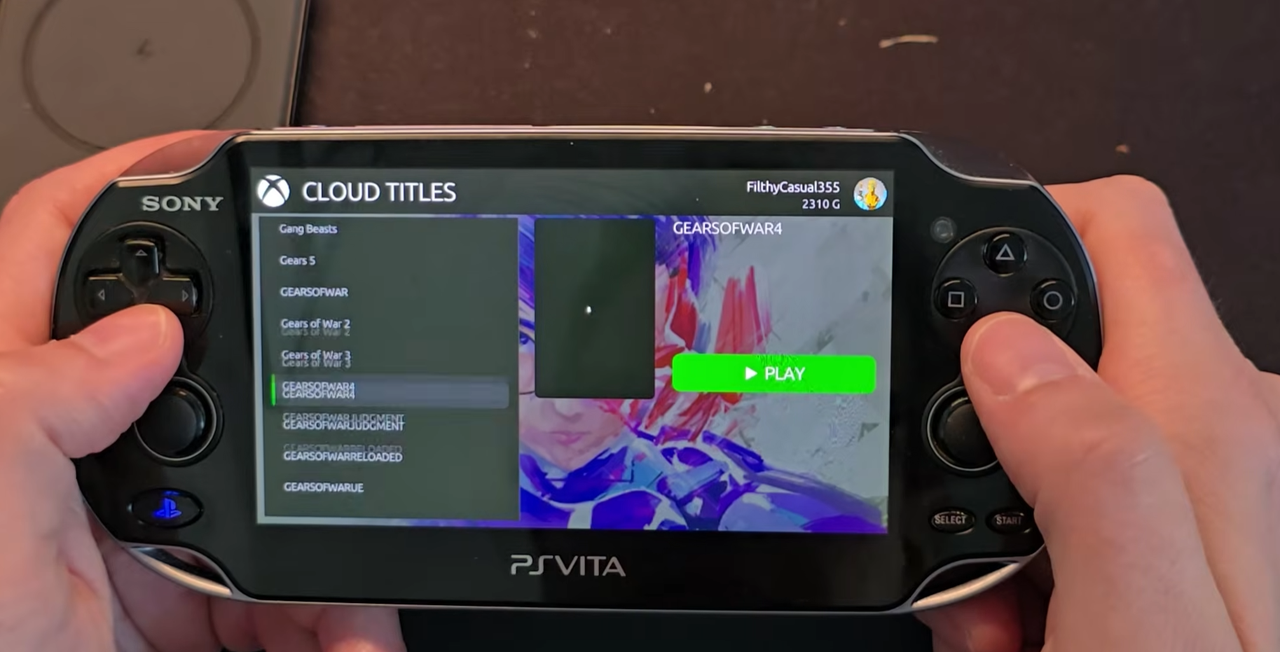PlayStation Vita Runs Xbox Cloud Gaming Thanks to Powerful New Homebrew App “GreenVita”